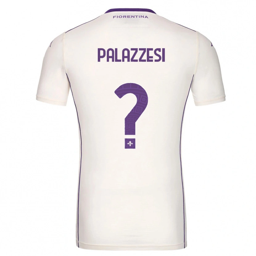Danxen Donna Maglia Yuri Palazzesi #0 Bianco Viola Rosso Kit Gara Away 2025/26 Maglietta