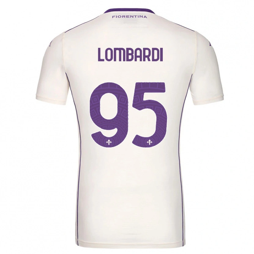 Danxen Donna Maglia Emma Lombardi #95 Bianco Viola Rosso Kit Gara Away 2025/26 Maglietta