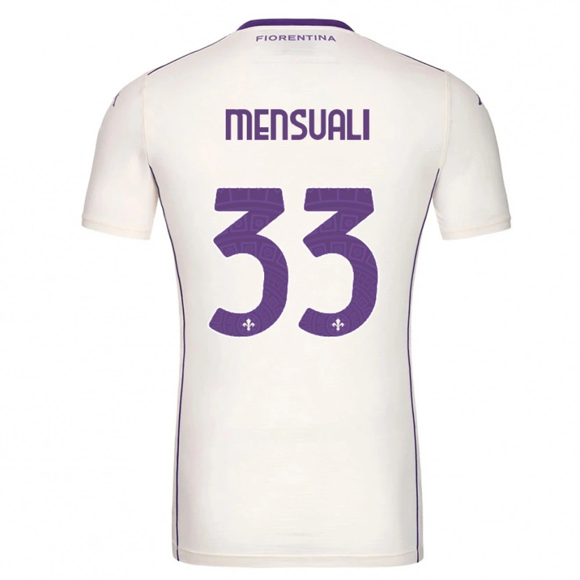 Danxen Donna Maglia Alice Mensuali #33 Bianco Viola Rosso Kit Gara Away 2025/26 Maglietta