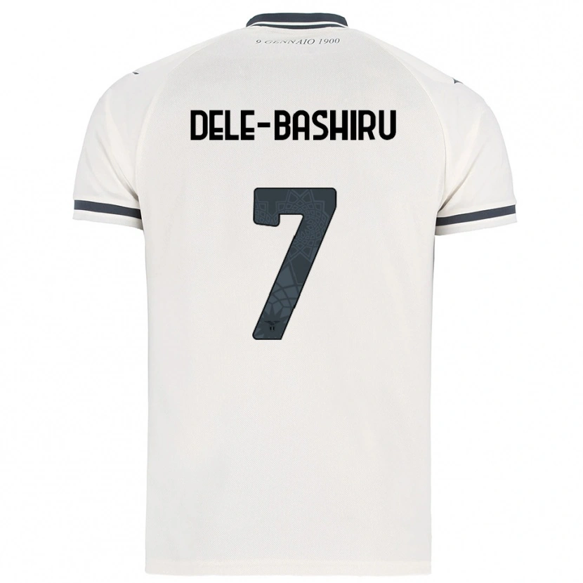 Danxen Donna Maglia Fisayo Dele-Bashiru #7 Bianco Blu Navy Kit Gara Away 2025/26 Maglietta