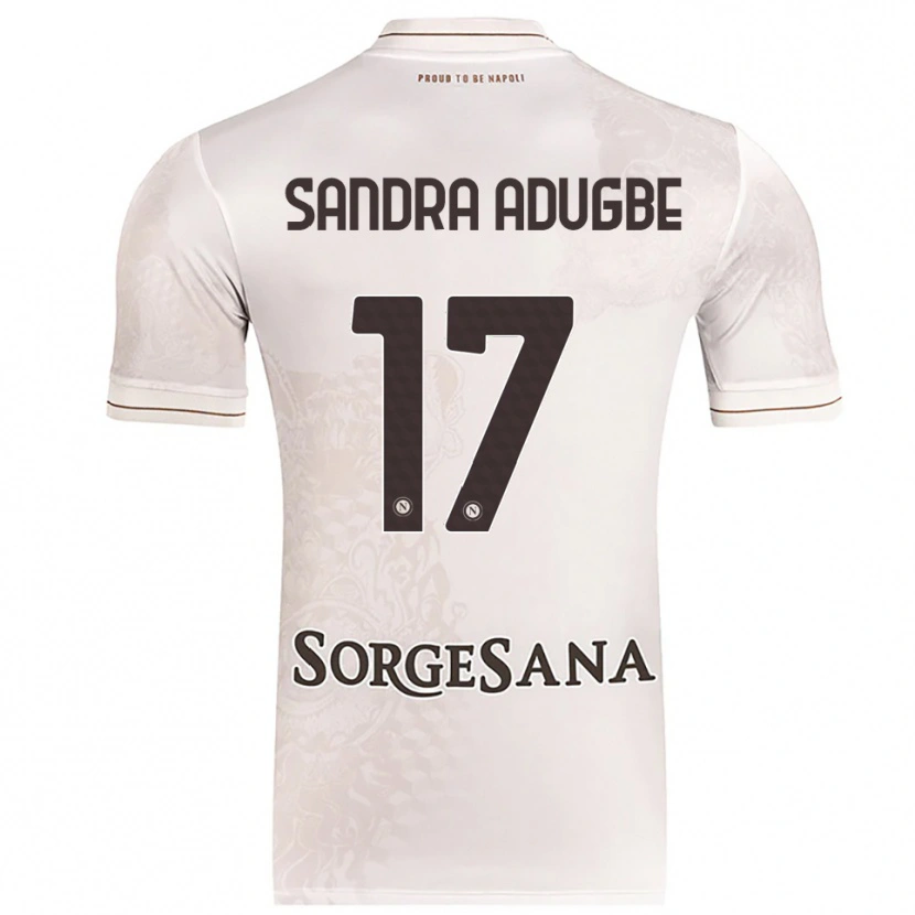 Danxen Donna Maglia Olamide Sandra Adugbe #17 Champagne Marrone Kit Gara Away 2025/26 Maglietta