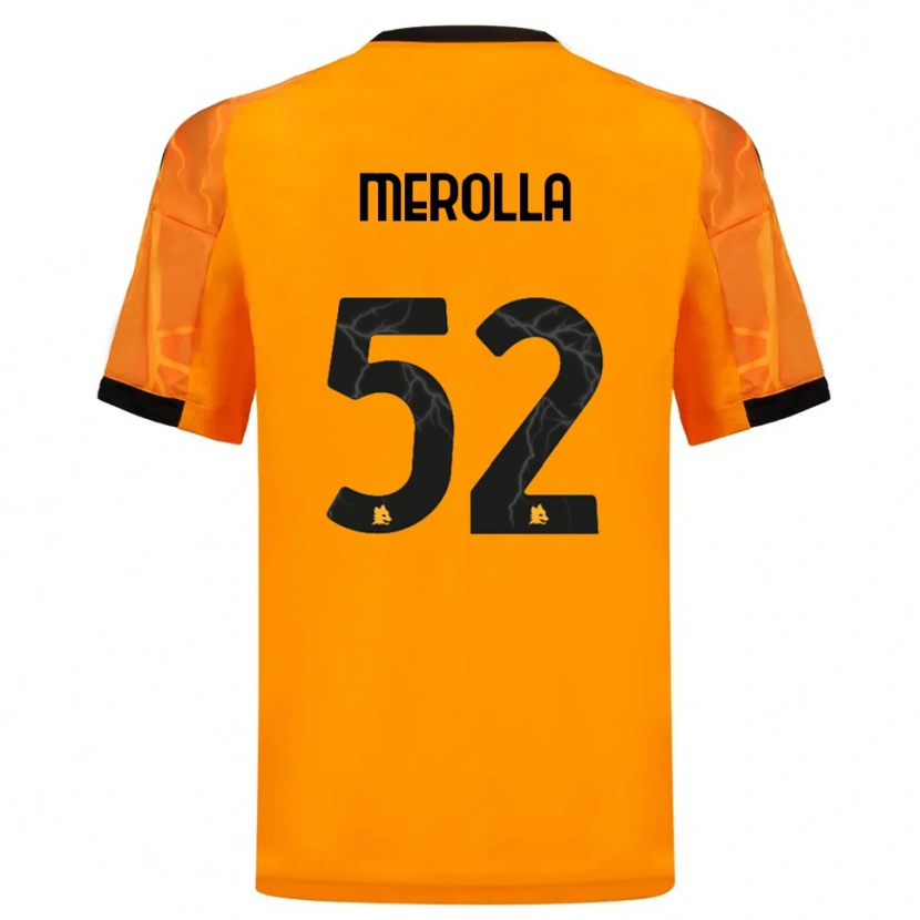 Danxen Donna Maglia Liliana Merolla #52 Arancione Nero Kit Gara Away 2025/26 Maglietta