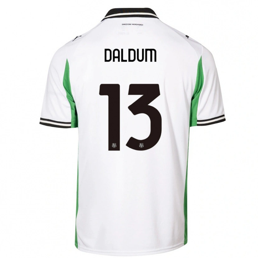 Danxen Donna Maglia Sonosi Daldum #13 Bianco Verde Nero Kit Gara Away 2025/26 Maglietta