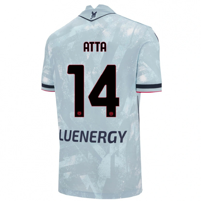 Danxen Donna Maglia Arthur Atta #14 Azzurro Chiaro Nero Kit Gara Away 2025/26 Maglietta