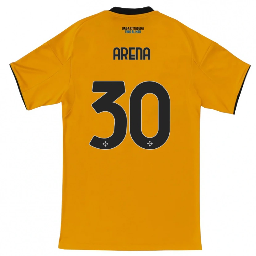 Danxen Donna Maglia Alessandro Arena #30 Arancione Blu Kit Gara Away 2025/26 Maglietta