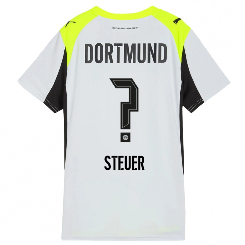 Danxen Donna Maglia Etienne Steuer #0 Giallo Fluorescente Kit Gara Away 2025/26 Maglietta