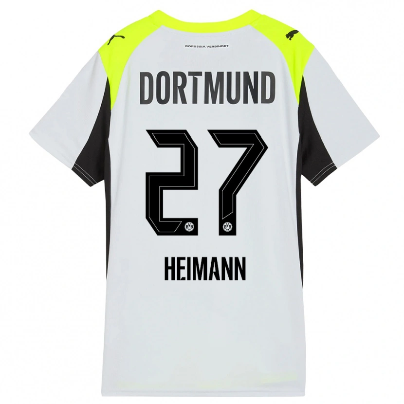 Danxen Donna Maglia Wesley Heimann #27 Giallo Fluorescente Kit Gara Away 2025/26 Maglietta