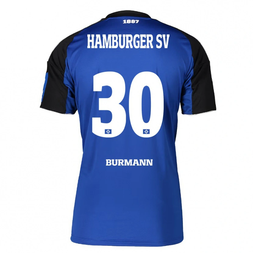 Danxen Donna Maglia Tarah Burmann #30 Blu Nero Kit Gara Away 2025/26 Maglietta