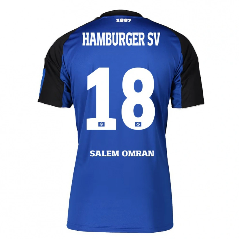 Danxen Donna Maglia Amir Salem Omran #18 Blu Nero Kit Gara Away 2025/26 Maglietta