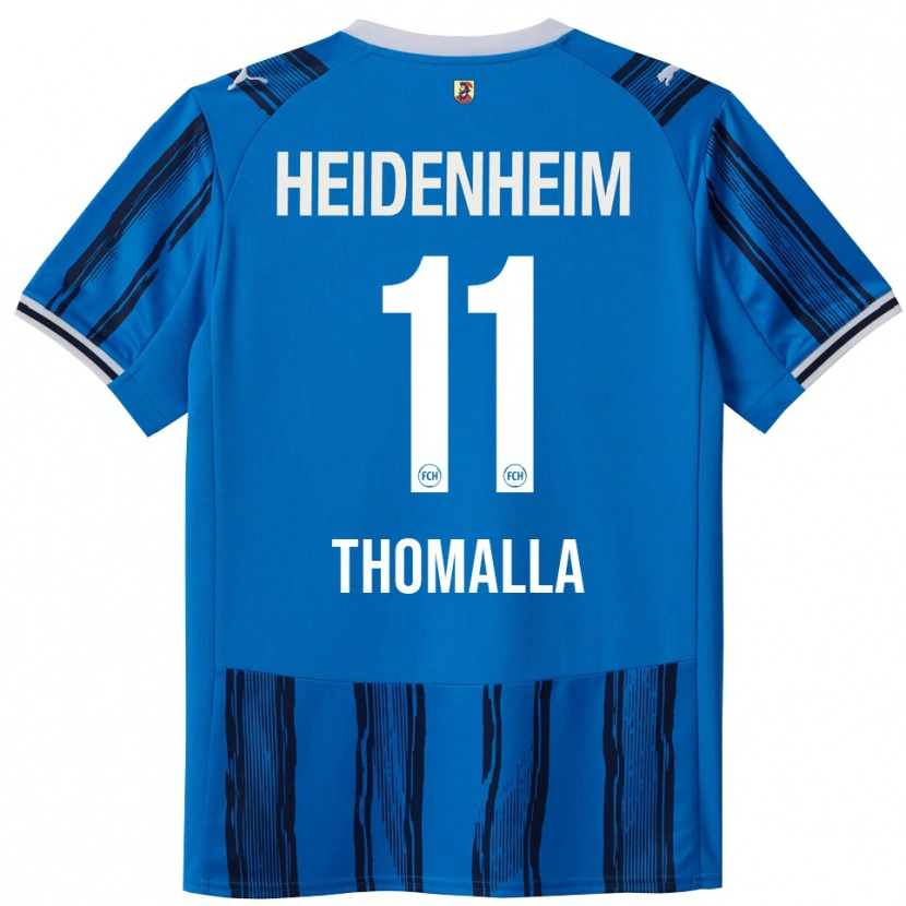 Danxen Donna Maglia Denis Thomalla #11 Blu Blu Navy Kit Gara Away 2025/26 Maglietta