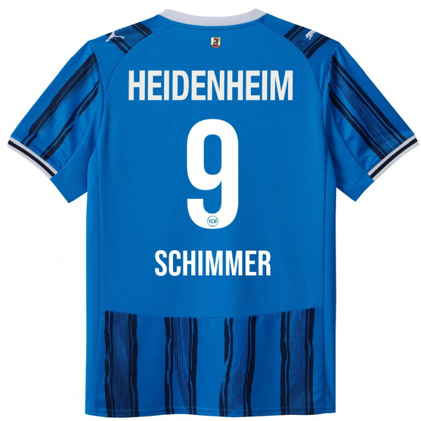 Danxen Donna Maglia Stefan Schimmer #9 Blu Blu Navy Kit Gara Away 2025/26 Maglietta