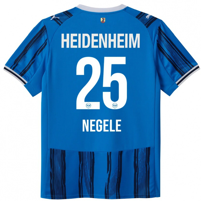 Danxen Donna Maglia Christopher Negele #25 Blu Blu Navy Kit Gara Away 2025/26 Maglietta