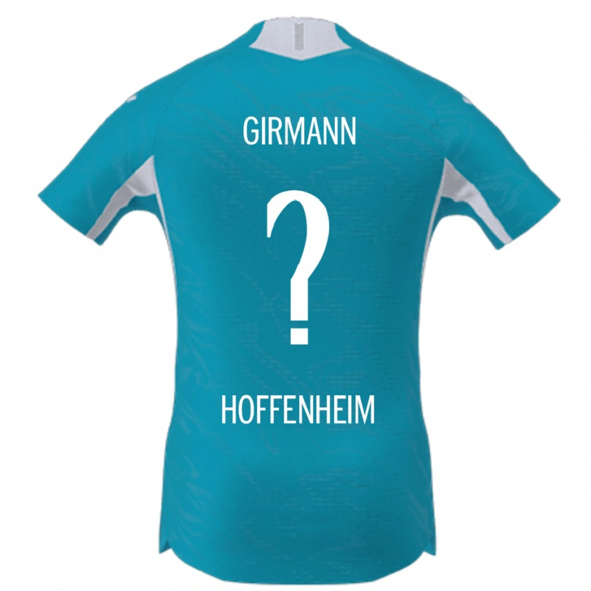 Danxen Donna Maglia David Girmann #0 Azzurro Kit Gara Away 2025/26 Maglietta