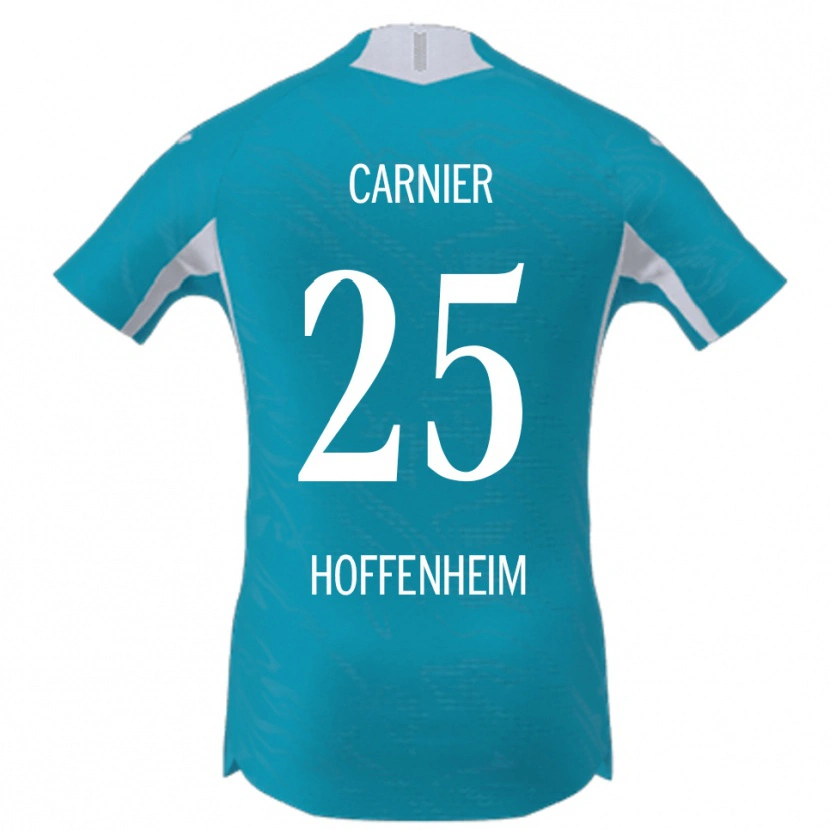 Danxen Donna Maglia Alekseï Carnier #25 Azzurro Kit Gara Away 2025/26 Maglietta