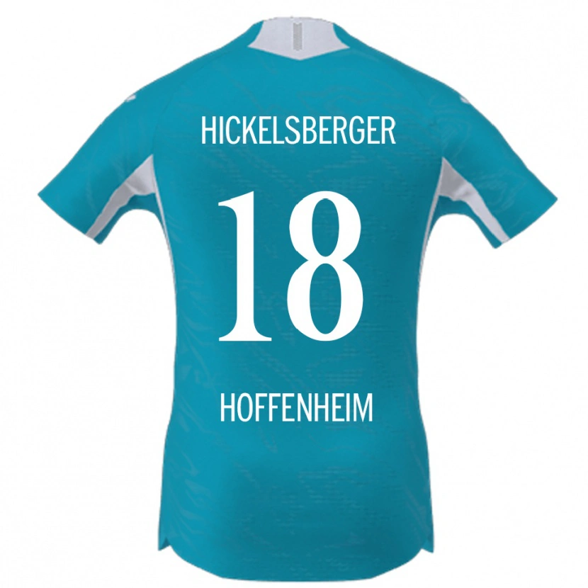 Danxen Donna Maglia Julia Hickelsberger #18 Azzurro Kit Gara Away 2025/26 Maglietta
