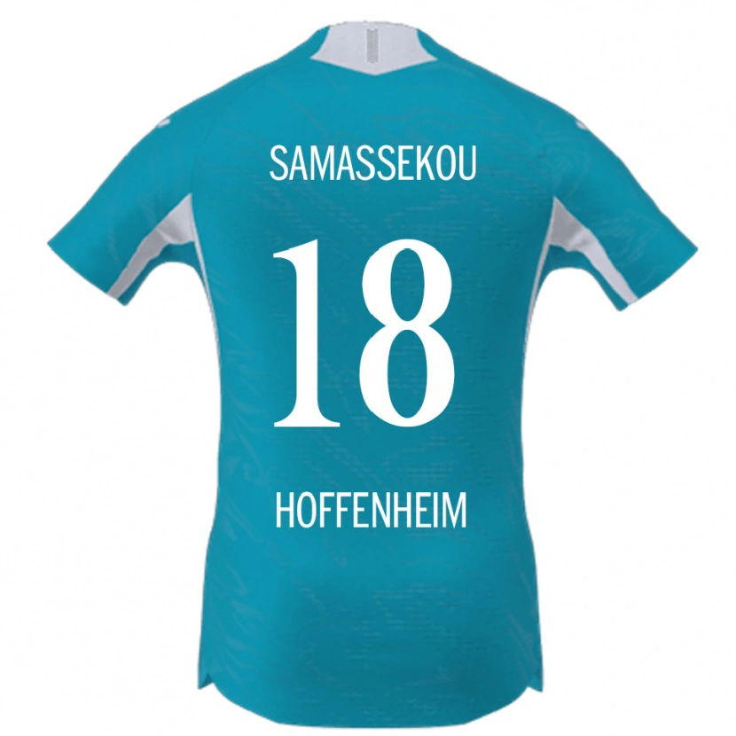 Danxen Donna Maglia Diadié Samassékou #18 Azzurro Kit Gara Away 2025/26 Maglietta