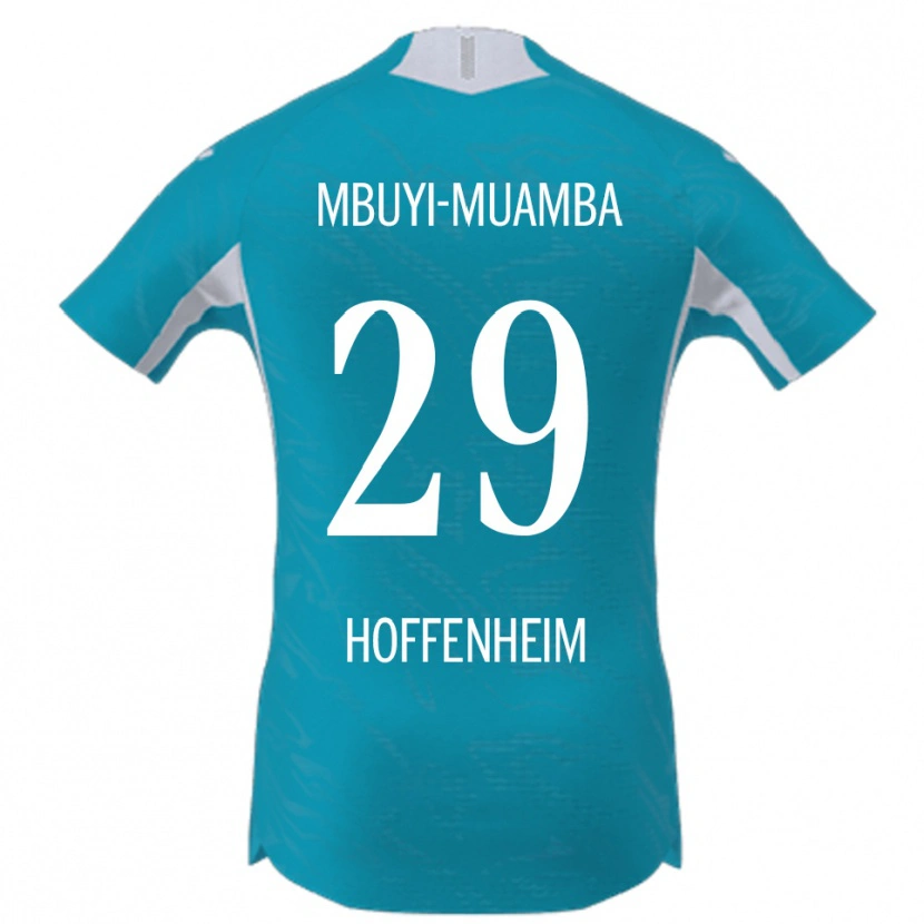 Danxen Donna Maglia Hubert Mbuyi-Muamba #29 Azzurro Kit Gara Away 2025/26 Maglietta