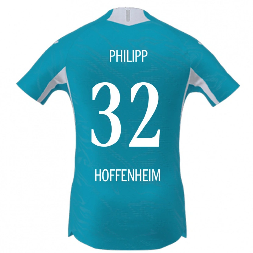 Danxen Donna Maglia Tim Philipp #32 Azzurro Kit Gara Away 2025/26 Maglietta
