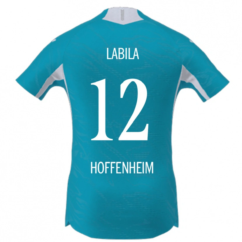 Danxen Donna Maglia Daniel Labila #12 Azzurro Kit Gara Away 2025/26 Maglietta