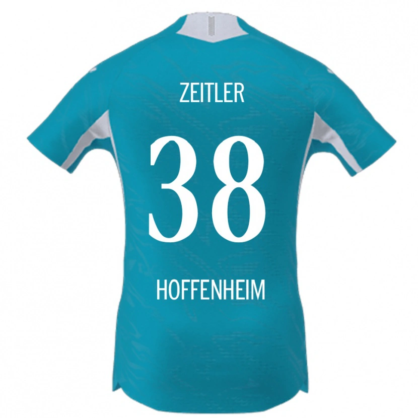 Danxen Donna Maglia Deniz Zeitler #38 Azzurro Kit Gara Away 2025/26 Maglietta