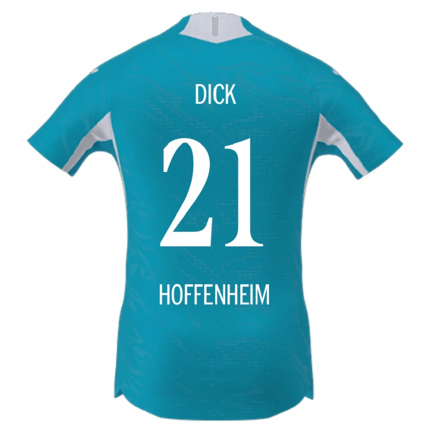 Danxen Donna Maglia Laura Dick #21 Azzurro Kit Gara Away 2025/26 Maglietta