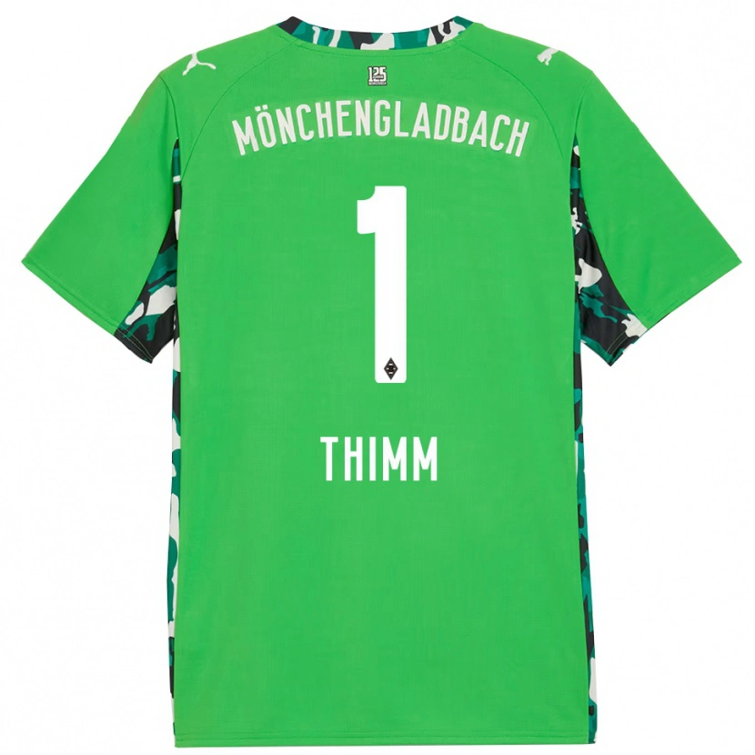 Danxen Donna Maglia Joshua Thimm #1 Verde Nero Kit Gara Away 2025/26 Maglietta