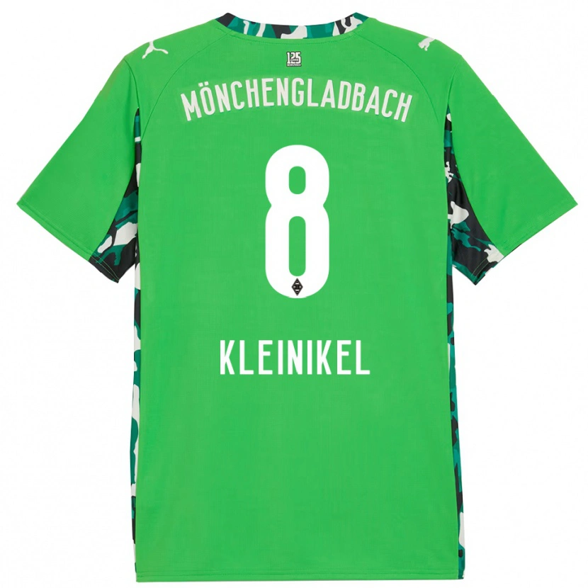 Danxen Donna Maglia Nadja Kleinikel #8 Verde Nero Kit Gara Away 2025/26 Maglietta