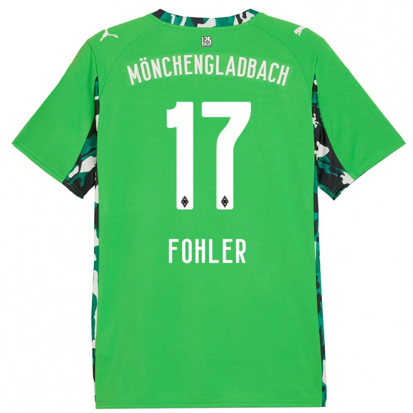 Danxen Donna Maglia Selma Fohler #17 Verde Nero Kit Gara Away 2025/26 Maglietta