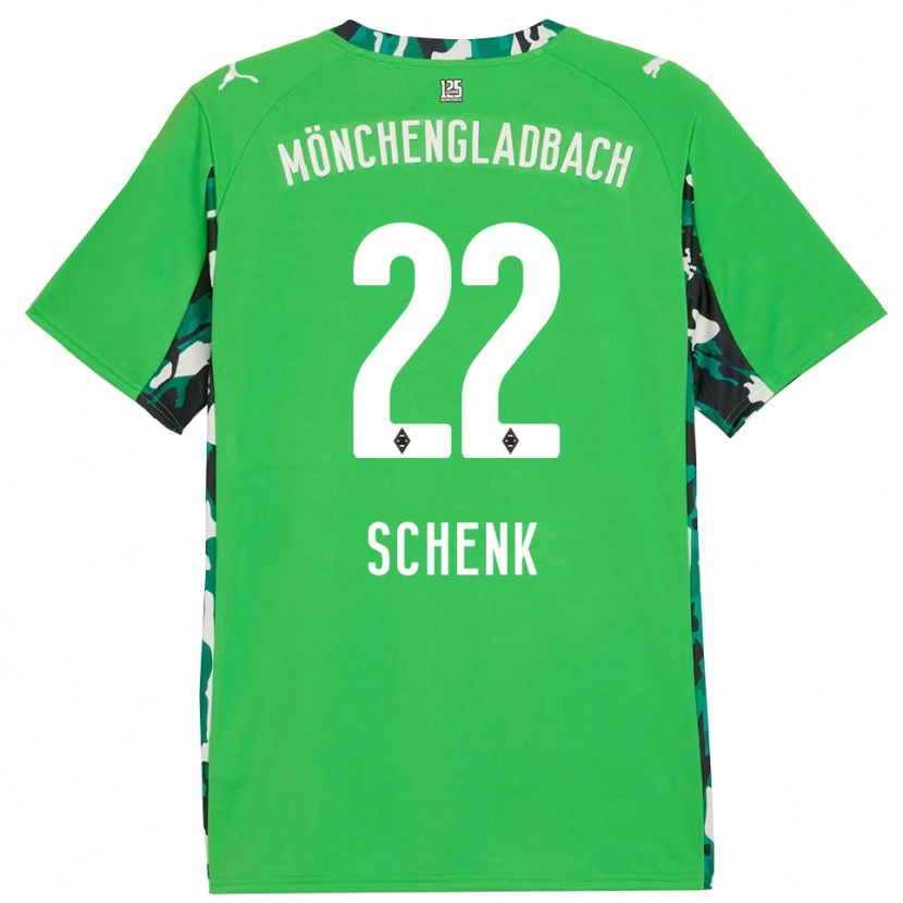Danxen Donna Maglia Isabel Schenk #22 Verde Nero Kit Gara Away 2025/26 Maglietta