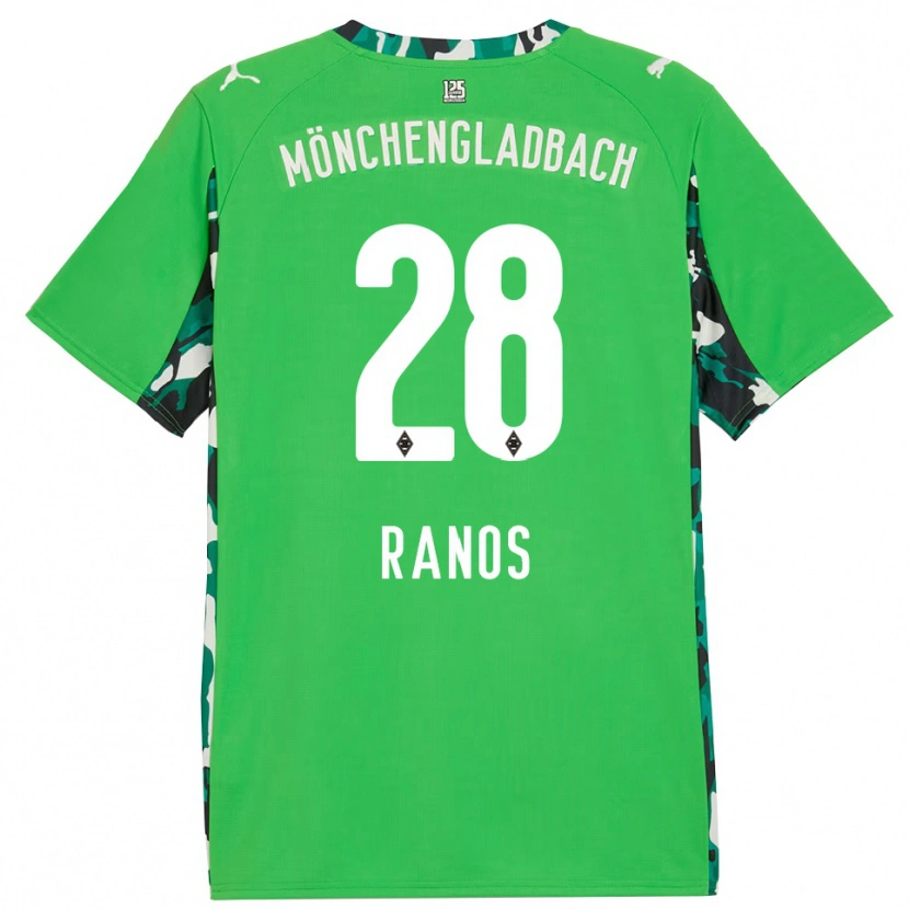 Danxen Donna Maglia Grant-Leon Ranos #28 Verde Nero Kit Gara Away 2025/26 Maglietta