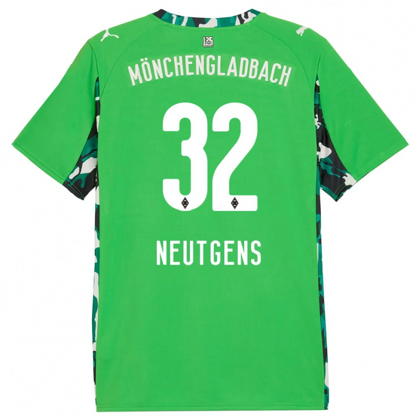 Danxen Donna Maglia Maximilian Neutgens #32 Verde Nero Kit Gara Away 2025/26 Maglietta
