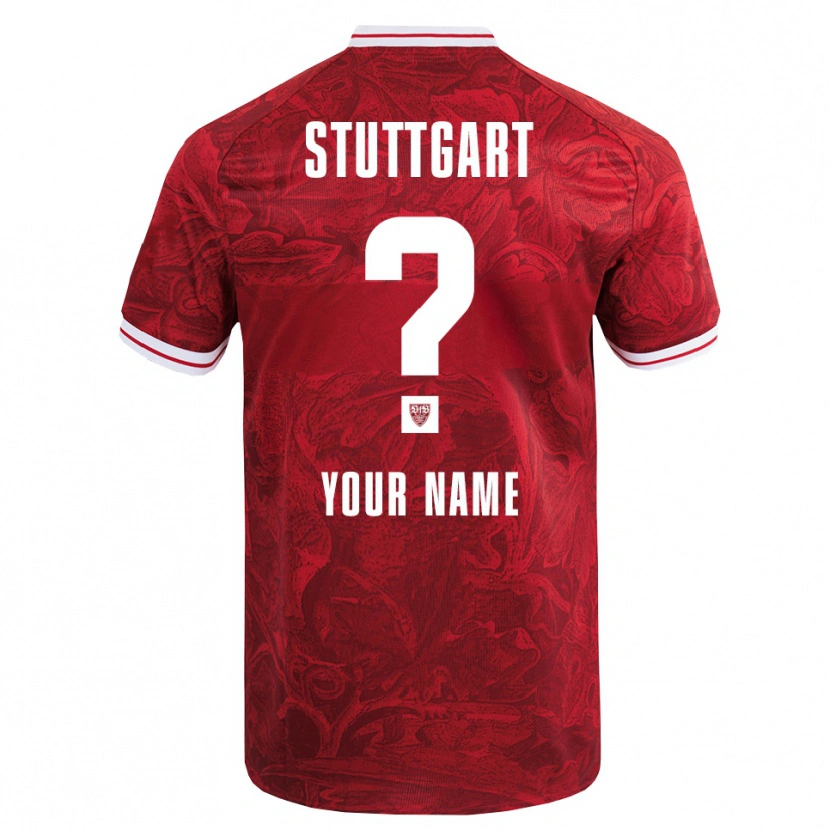 Danxen Donna Maglia Il Tuo Nome #0 Rosso Nero Kit Gara Away 2025/26 Maglietta