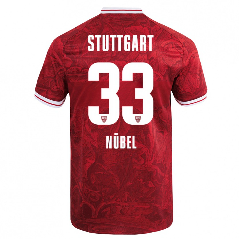 Danxen Donna Maglia Alexander Nübel #33 Rosso Nero Kit Gara Away 2025/26 Maglietta