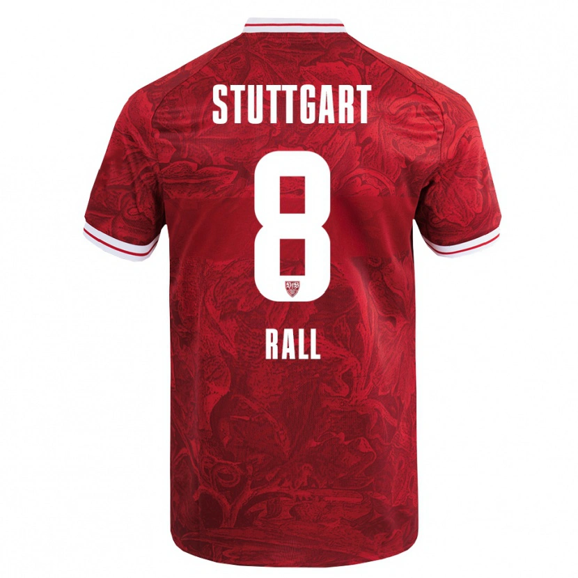 Danxen Donna Maglia Maximiliane Rall #8 Rosso Nero Kit Gara Away 2025/26 Maglietta