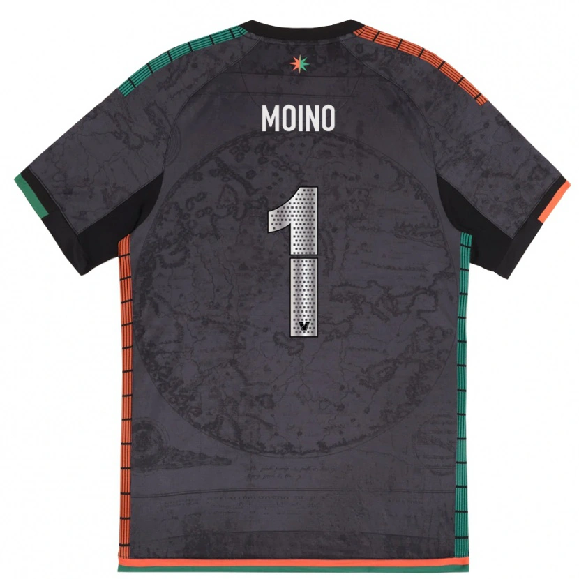 Danxen Bambino Maglia Thomas Moino #1 Grigio Scuro Kit Gara Home 2025/26 Maglietta