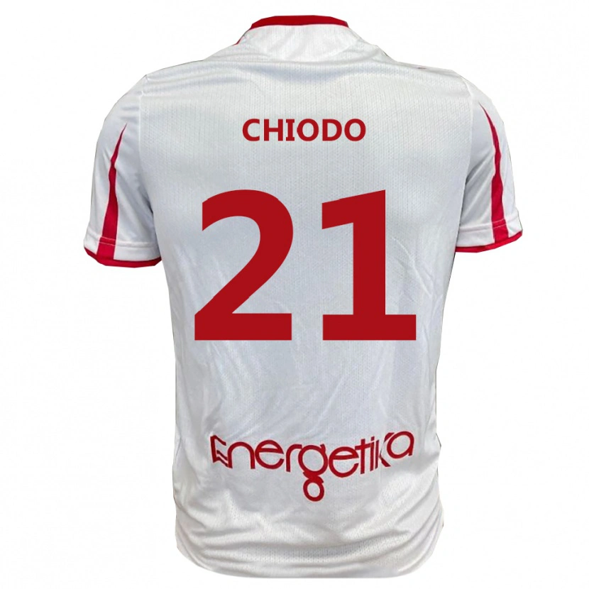 Danxen Bambino Maglia Chiodo #21 Bianco Rosso Kit Gara Home 2025/26 Maglietta