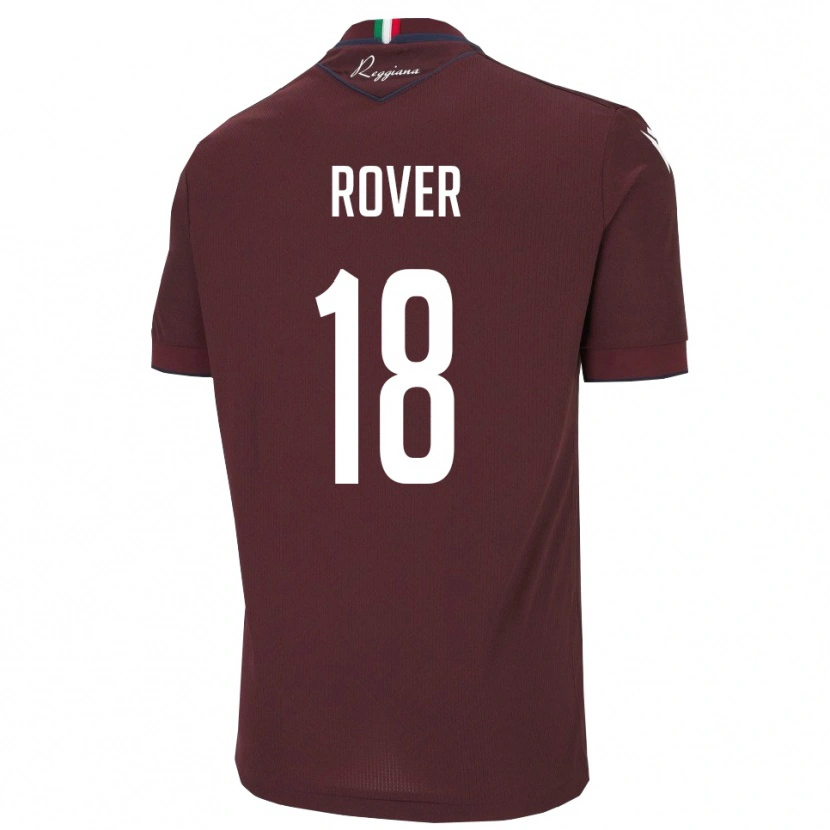 Danxen Bambino Maglia Matteo Rover #18 Borgogna Bianco Kit Gara Home 2025/26 Maglietta