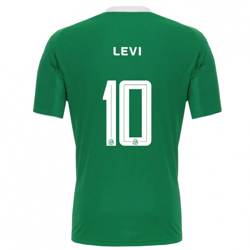 Danxen Bambino Maglia Yarin Levi #10 Verde Bianco Kit Gara Home 2025/26 Maglietta