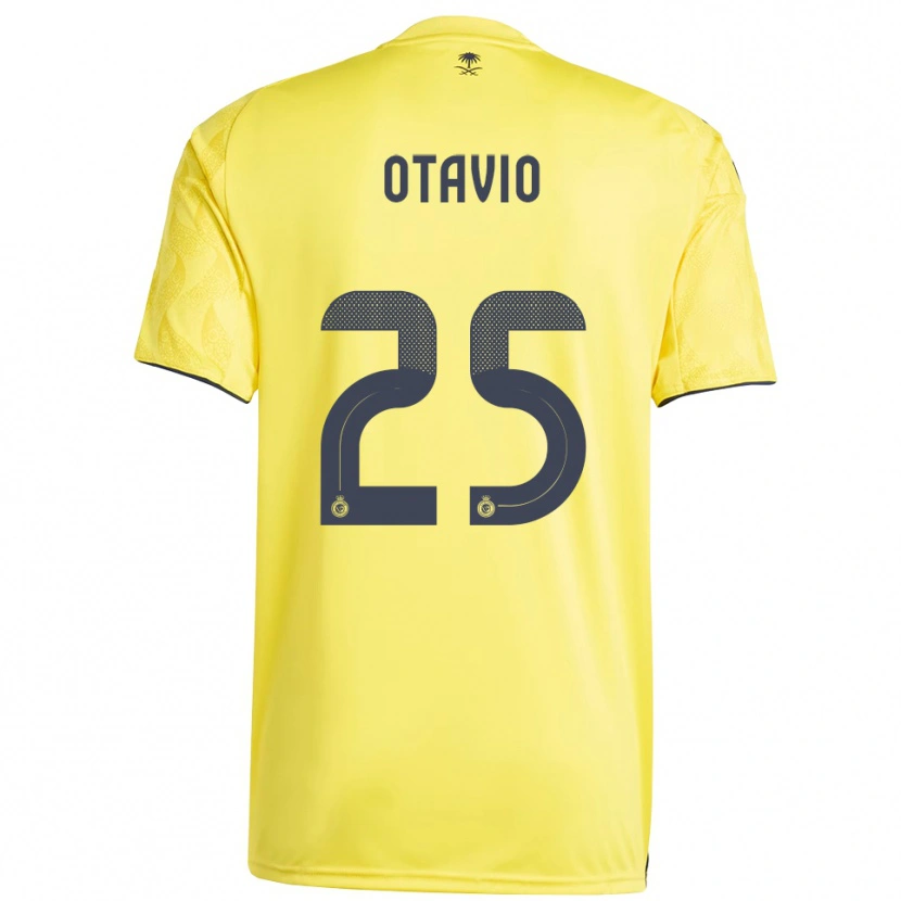 Danxen Bambino Maglia Otávio #25 Giallo Nero Kit Gara Home 2025/26 Maglietta