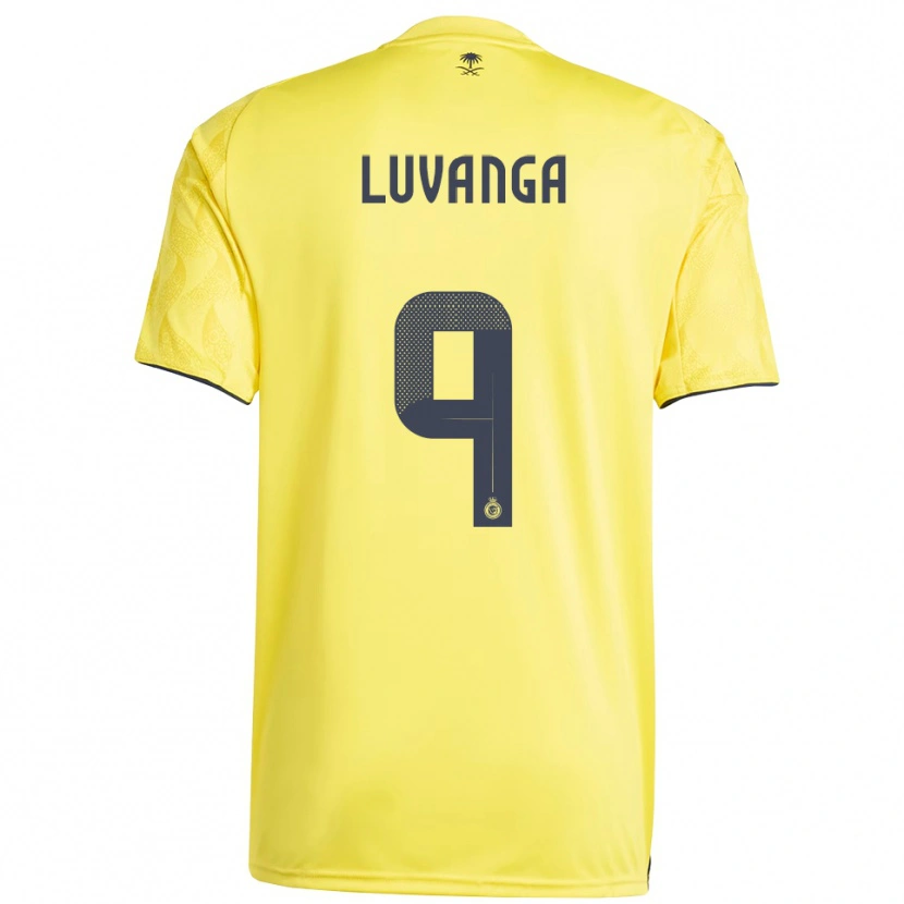 Danxen Bambino Maglia Clara Luvanga #9 Giallo Nero Kit Gara Home 2025/26 Maglietta