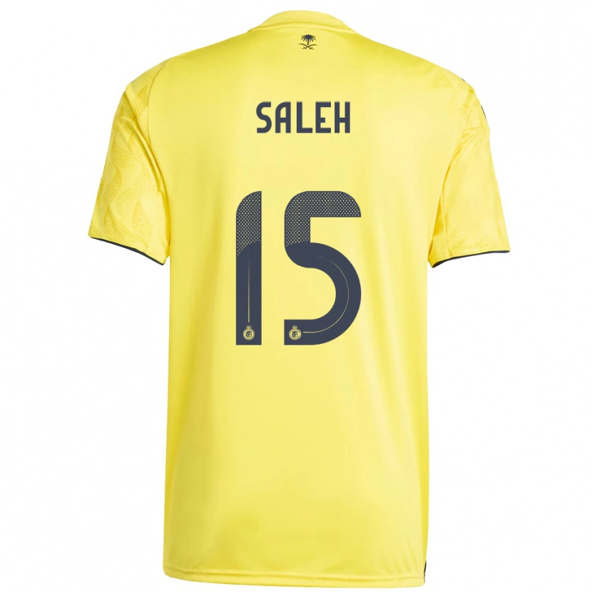 Danxen Bambino Maglia Rinas Saleh #15 Giallo Nero Kit Gara Home 2025/26 Maglietta