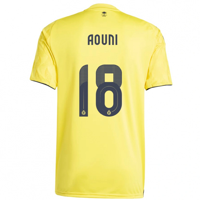 Danxen Bambino Maglia Samia Aouni #18 Giallo Nero Kit Gara Home 2025/26 Maglietta