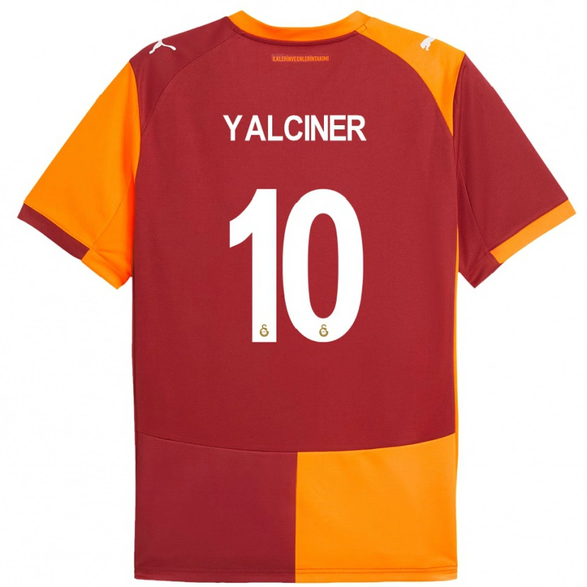 Danxen Bambino Maglia İsmigül Yalçıner #10 Rosso Arancione Kit Gara Home 2025/26 Maglietta