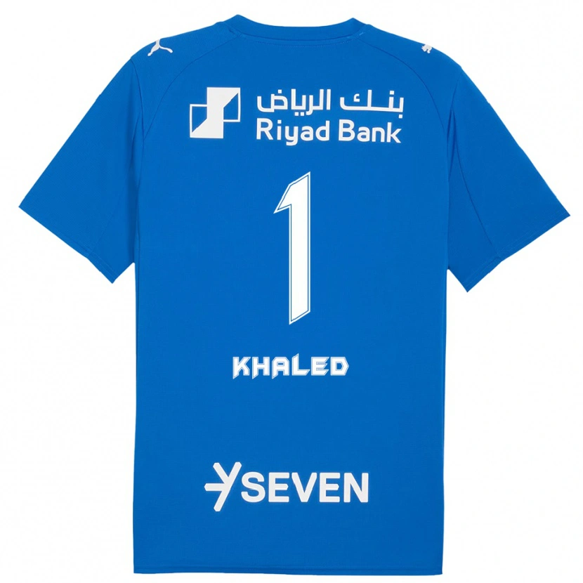 Danxen Bambino Maglia Nawal Khaled #1 Blu Bianco Kit Gara Home 2025/26 Maglietta
