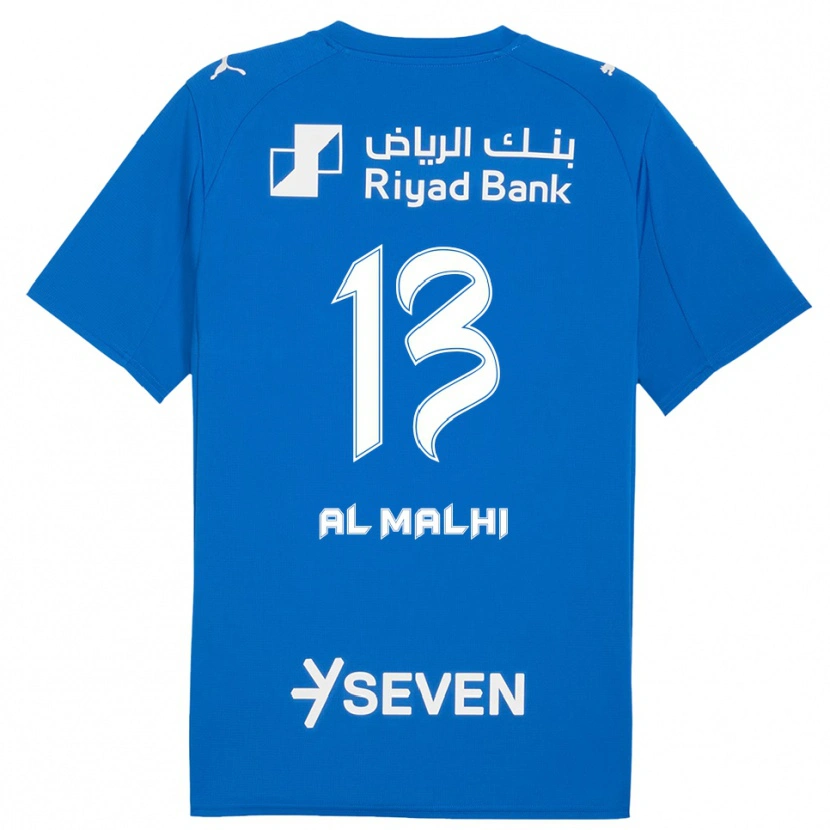Danxen Bambino Maglia Al Muhra Al-Malhi #13 Blu Bianco Kit Gara Home 2025/26 Maglietta
