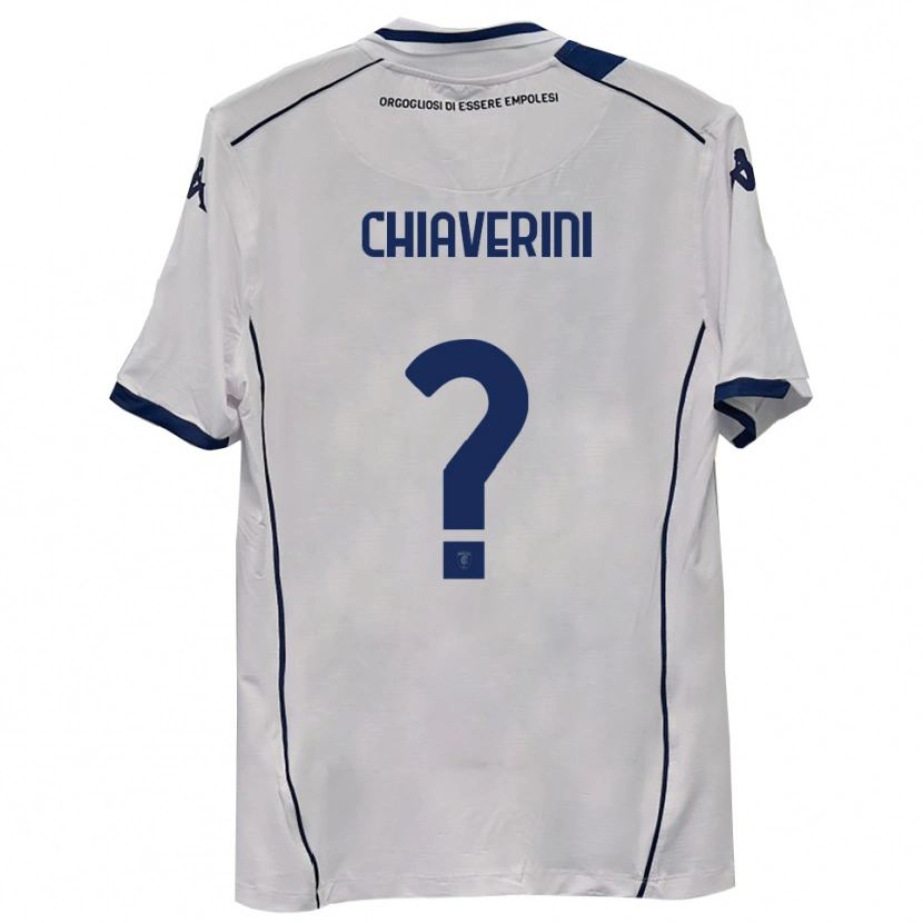 Danxen Bambino Maglia Alessio Chiaverini #0 Blu Scuro Navy Kit Gara Away 2025/26 Maglietta