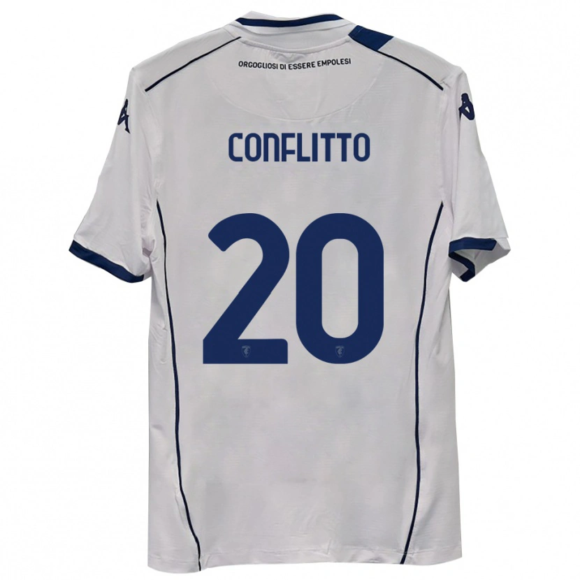 Danxen Bambino Maglia Tommaso Conflitto #20 Blu Scuro Navy Kit Gara Away 2025/26 Maglietta