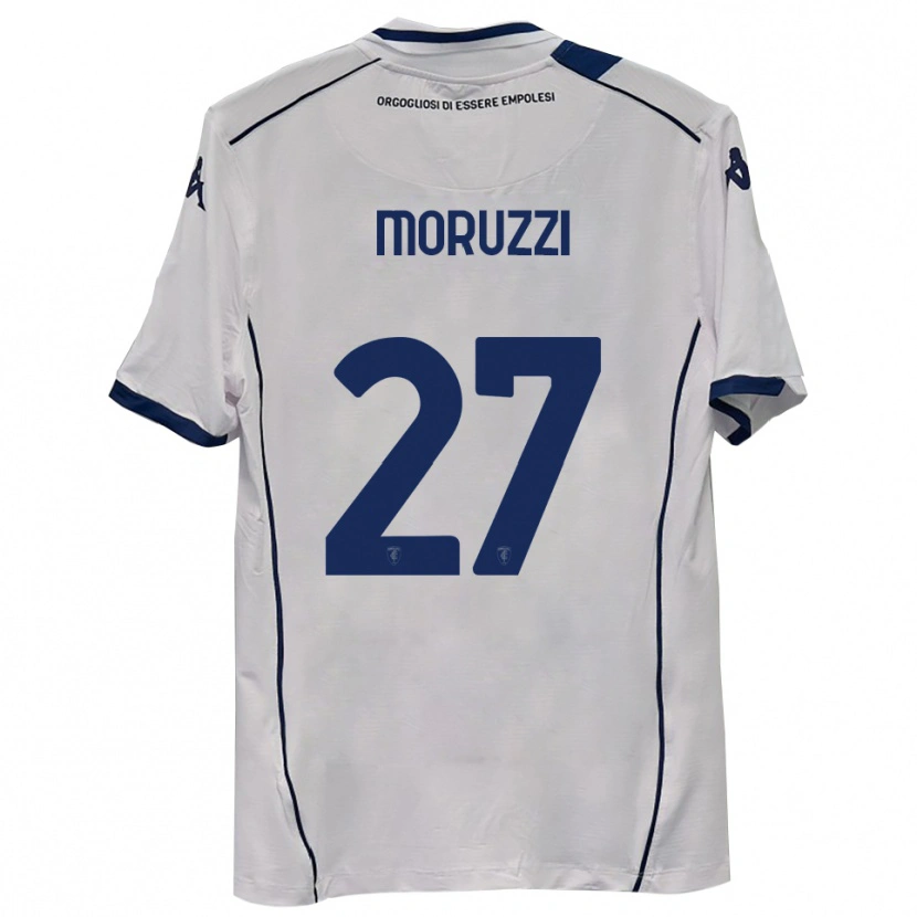 Danxen Bambino Maglia Brando Moruzzi #27 Blu Scuro Navy Kit Gara Away 2025/26 Maglietta