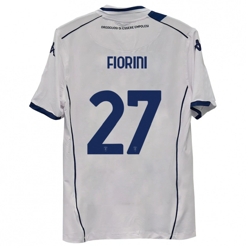 Danxen Bambino Maglia Pietro Fiorini #27 Blu Scuro Navy Kit Gara Away 2025/26 Maglietta