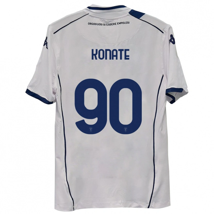 Danxen Bambino Maglia Ismaël Konaté #90 Blu Scuro Navy Kit Gara Away 2025/26 Maglietta